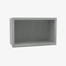 AN-MWO3018PM-12 30 Inch Microwave Oven Wall Cabinet | Nova Light Grey Shaker - image 2