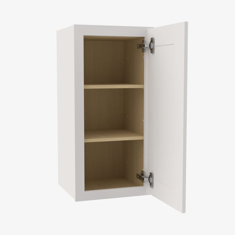 VW-W1842 Single Door Cabinets 18 Inch Wall Cabinet | Rio Vista White Shaker - image 2