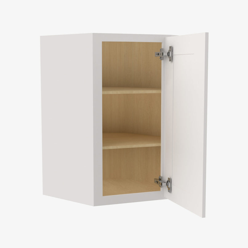 VW-WDC2430 Single Door Cabinets 24 Inch Wall Diagonal Corner Cabinet | Rio Vista White Shaker - image 2