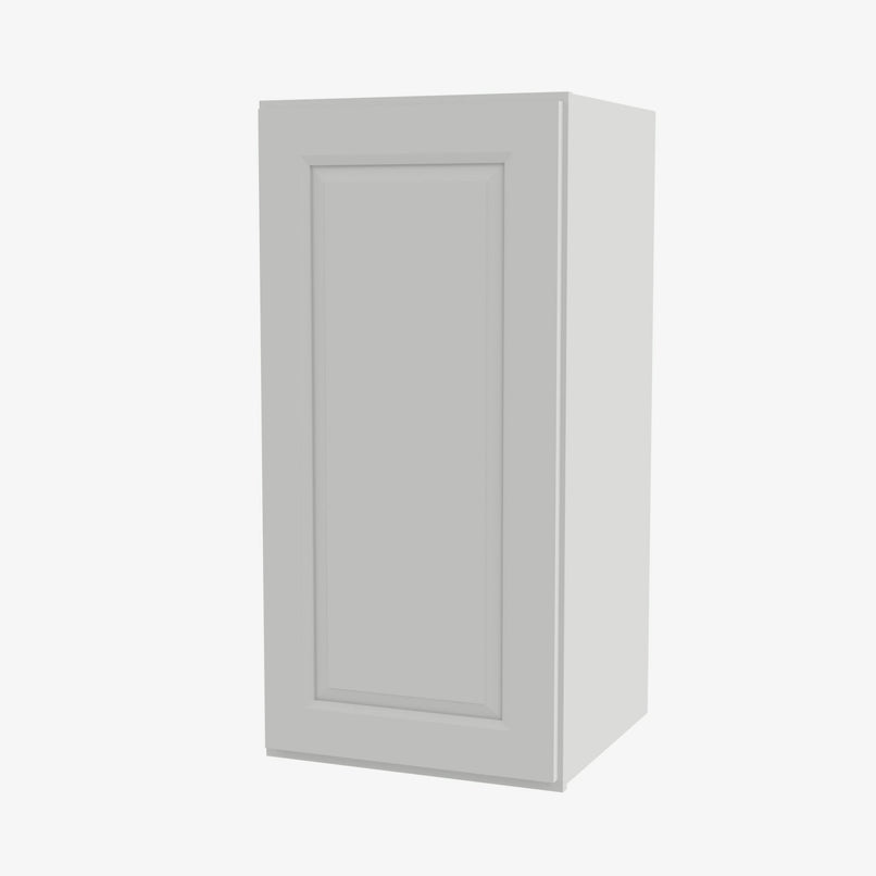 GW-W1536MGD Wall Glass Door with Mullion and Clear Glass | TSG Forevermark Gramercy White - image 2