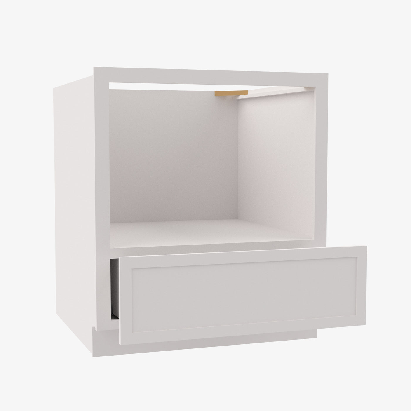 AZ-B30MW 30W 30 Inch Microwave Base Cabinet | Forevermark Champagne Maple Shaker
