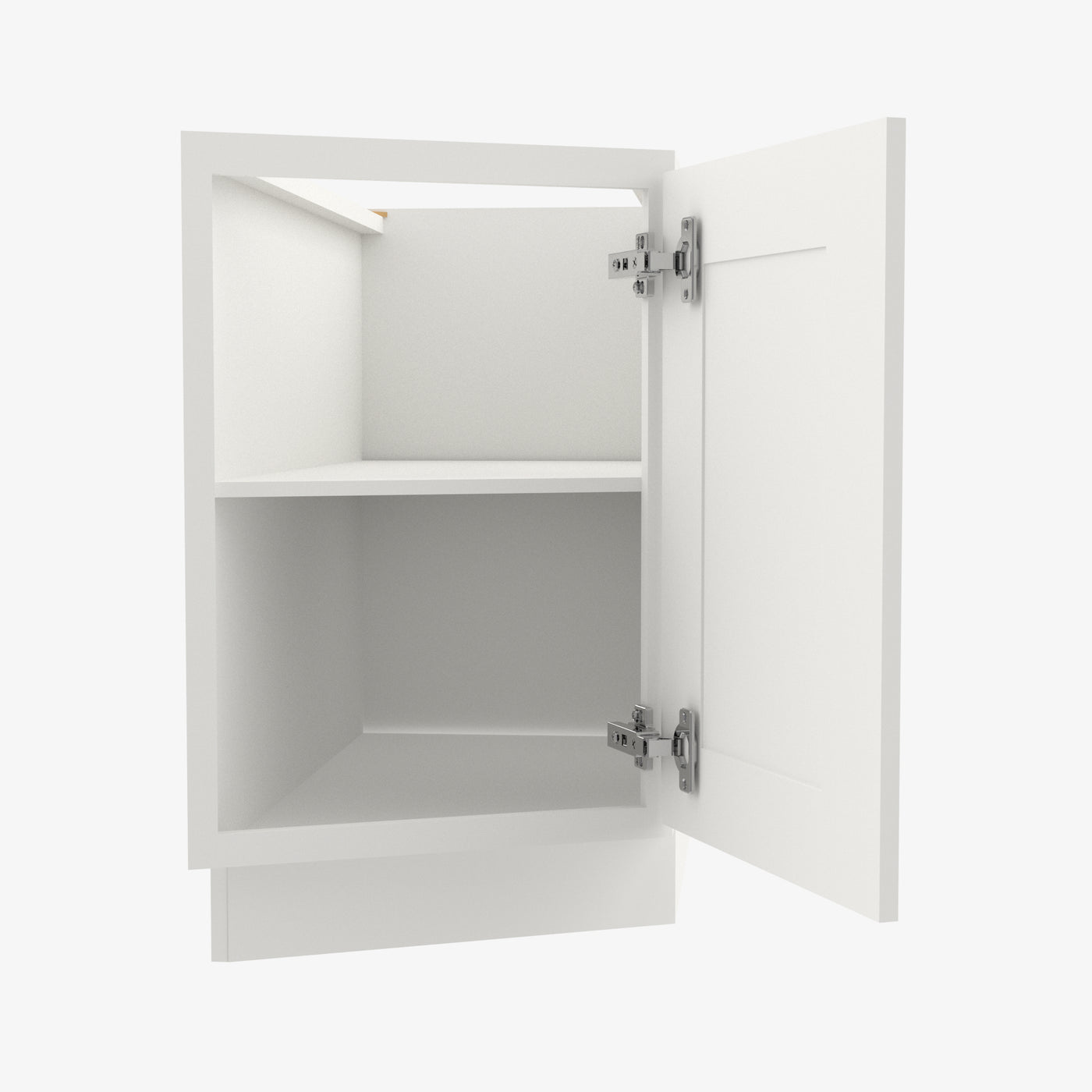 AZ-BTC12R Single Door Cabinets 12 Inch Base Base Transitional Cabinet Right | Forevermark Champagne Maple Shaker