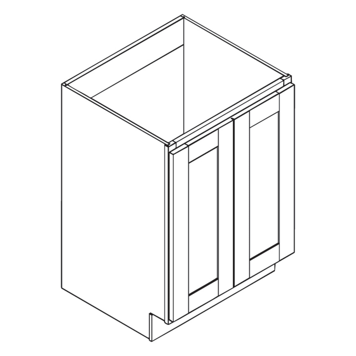 ESB-3021-FD 30"W Vanity Sink Base