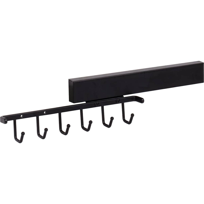 Closet System 12" Sliding 6 Hook Belt or Tie Rack for Up To 12 Belts - image 2