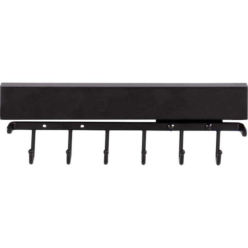 Closet System 12" Sliding 6 Hook Belt or Tie Rack for Up To 12 Belts - image 3