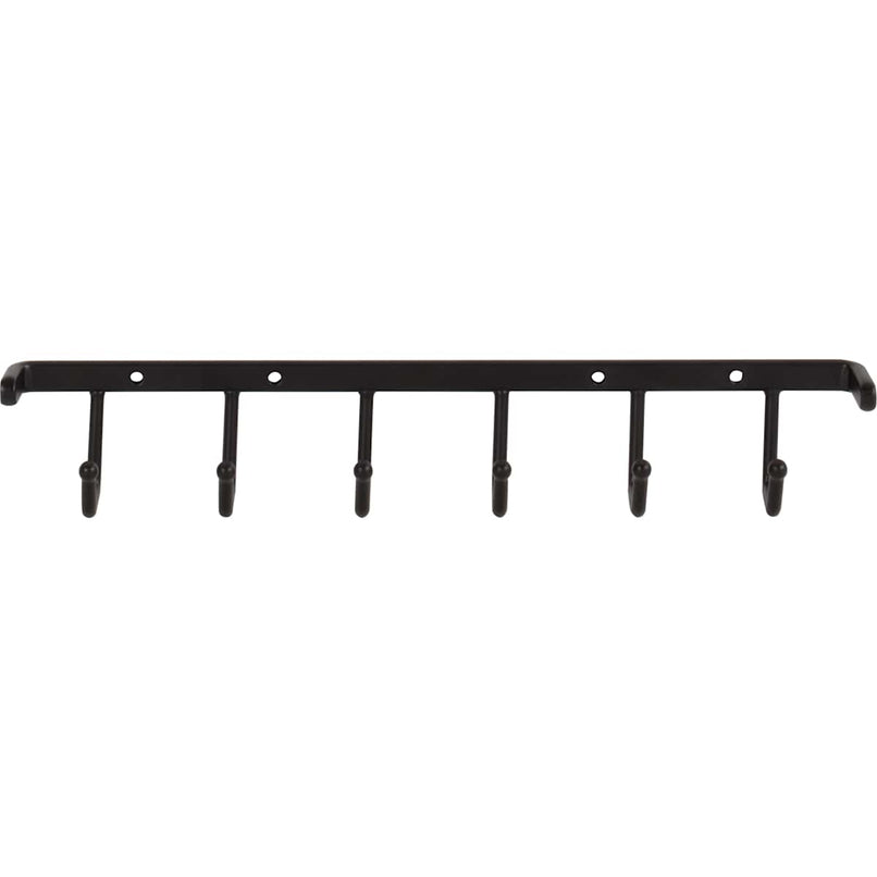 Closet System 11" Wide 6 Hook Screw Mount Belt Tie Scarf Rack Organizer - image 3