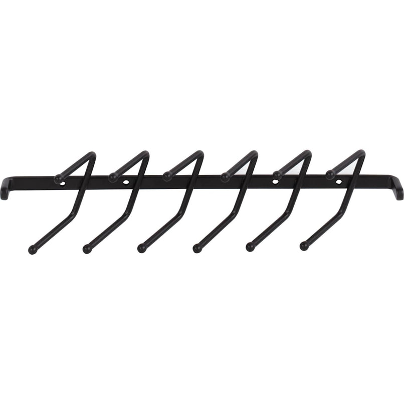 Closet System 11" Screw Mount Tie Rack Organizer with 6 Double Hooks - Holds up to 12 Ties, Scarves, Belts - image 3