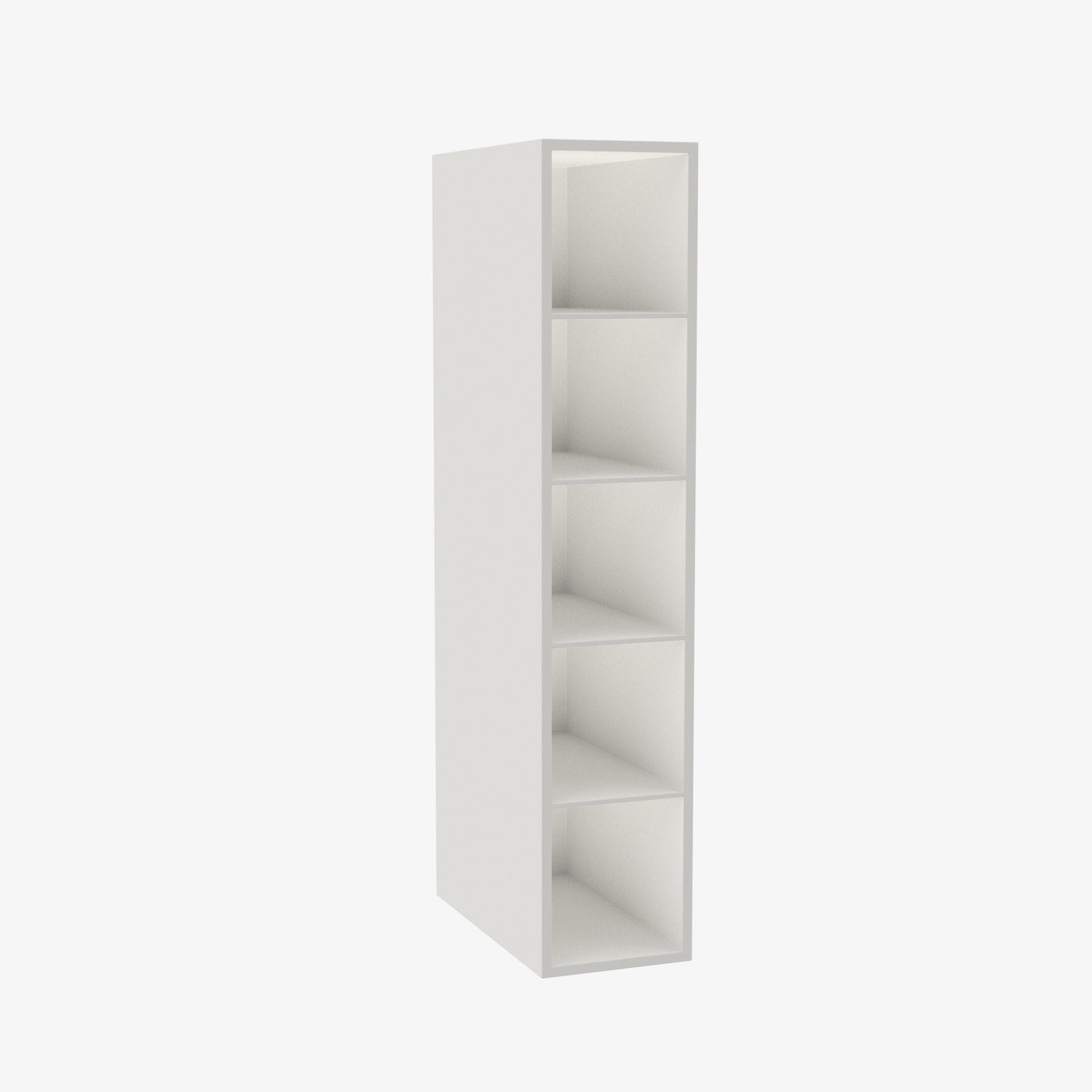 AZ-WC642 6 Inch Wall Cube Cabinet with 7 Cubes | Forevermark Champagne Maple Shaker