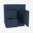 PD-S3621BDL-34-1/2 Double Door 36 Inch Sink Base Combo Vanity with Left Drawer | Petit Blue - image 3