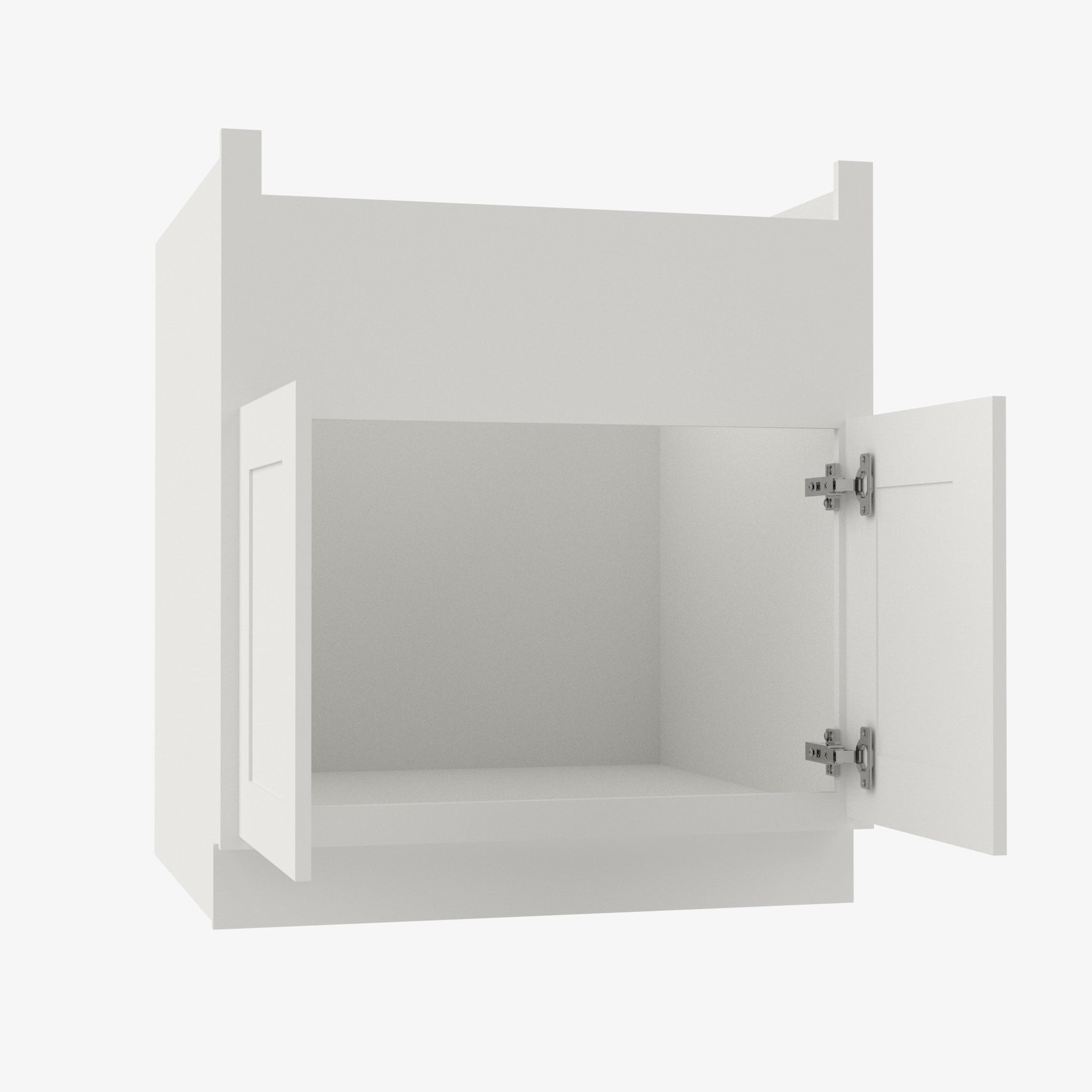 AZ-FSB36B Double Door 36 Inch Farmhouse Sink Base Cabinet | Forevermark Champagne Maple Shaker - image 4