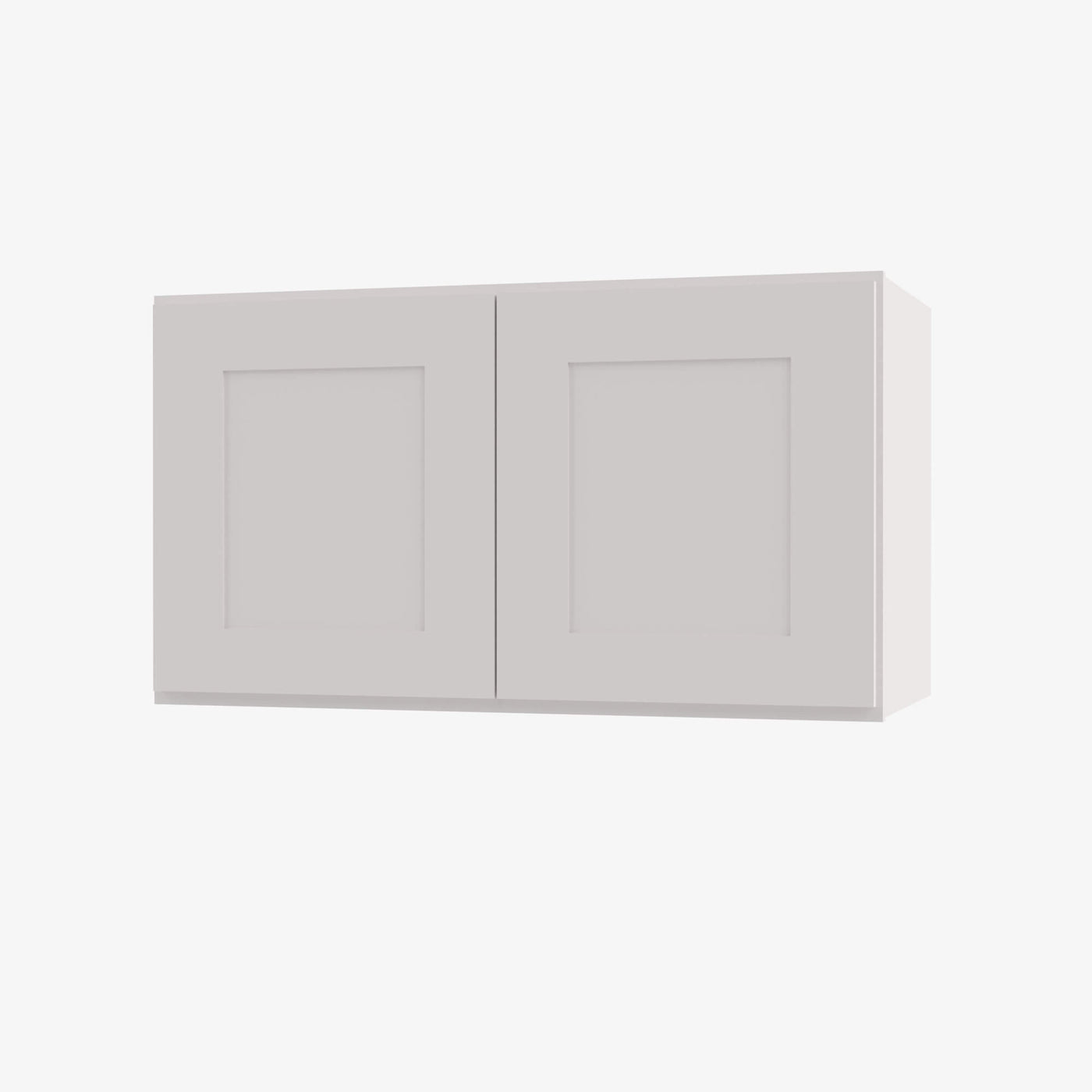 AW-W301224B Double Door 30 Inch Wall Refrigerator Cabinet | Ice White Shaker