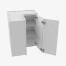 TW-WSQ2430 24 Inch Easy Reach Wall Corner Cabinet | Uptown White - image 3