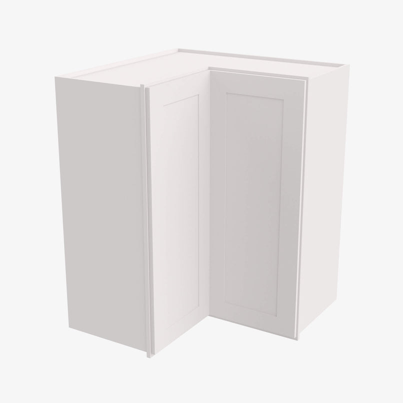 AW-WSQ2430 24 Inch Easy Reach Wall Corner Cabinet | Ice White Shaker - image 2