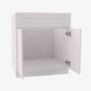 AW-SB36B Double Door 36 Inch Sink Base Cabinet | Ice White Shaker - image 4