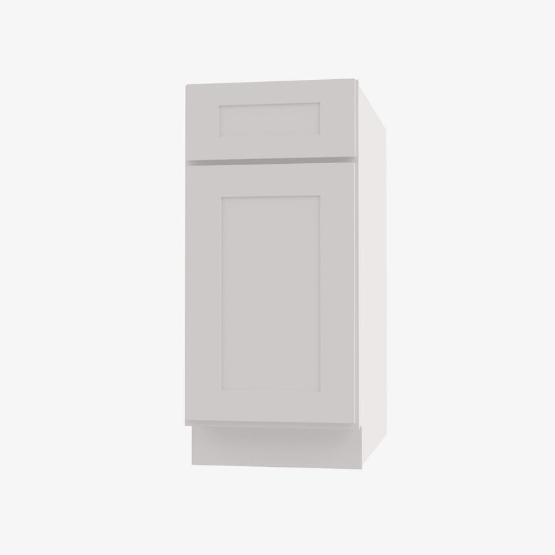 AW-B09 Single Door Cabinets 9 Inch Base Cabinet | Ice White Shaker - image 1
