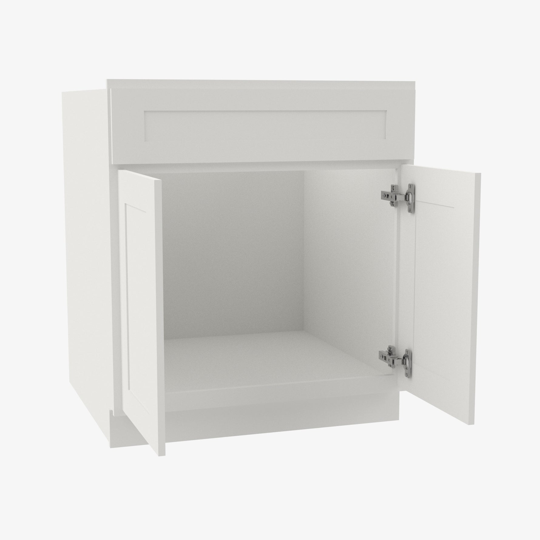 AZ-SB24 Double Door 24 Inch Sink Base Cabinet | Forevermark Champagne Maple Shaker - image 4
