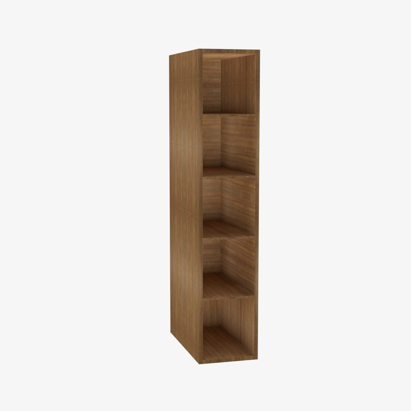 AR-WC630 6 Inch Wall Cube Cabinet with 5 Cubes | Woodland Brown Shaker
