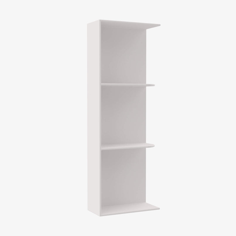 AW-WES542 Wall End Shelf with Open Shelves | TSG Forevermark Ice White Shaker - image 3