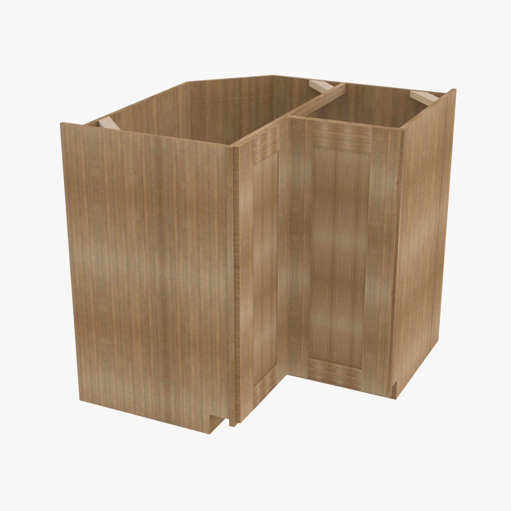 AR-LS3309 Single Door Cabinets 33 Inch Lazy Susan Cabinets Base Cabinet | Woodland Brown Shaker - image 3