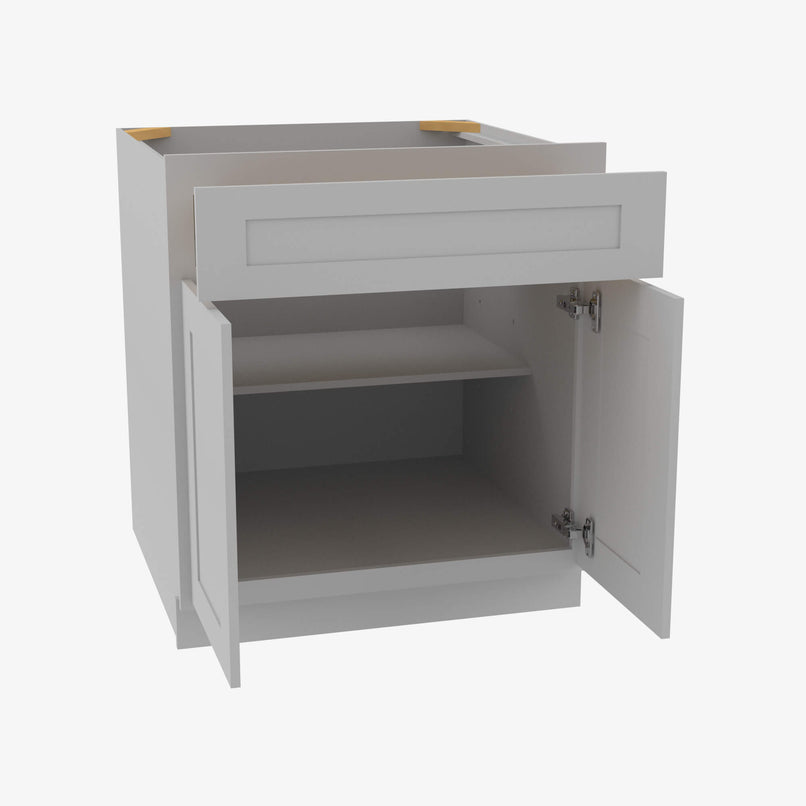 AB-B36B Double Door 36 Inch Base Cabinet | Lait Gray Shaker - image 3