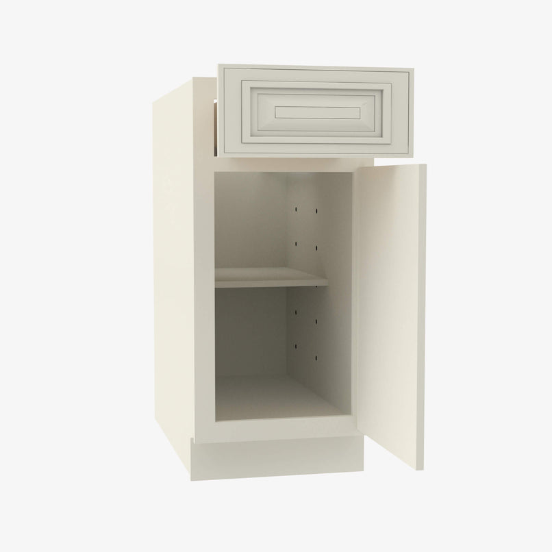 SL-B15 Single Door Cabinets 15 Inch Base Cabinet | Signature Pearl - image 3