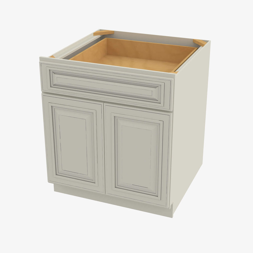 Forevermark Cabinetry SL-B30B Double Door 30 Inch Base Cabinet | Signature Pearl - image 2
