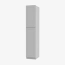 AB-WP1890 Double Door 18 Inch Tall Wall Pantry Cabinet | Lait Grey Shaker - image 2