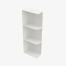 AZ-WES530 Wall End Shelf with Open Shelves | TSG Forevermark Champagne Maple Shaker - image 3