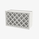 AZ-W3018WR 30 Inch Wine Rack Cabinet | Forevermark Champagne Maple Shaker - image 4