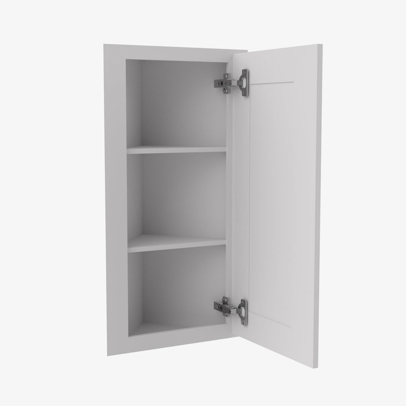 TW-AW36 Single Door Cabinets 36 Inch Wall Angle Corner Cabinet | Uptown White - image 3