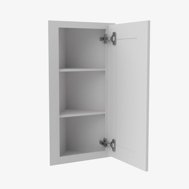 TW-AW42 Single Door Cabinets 42 Inch Wall Angle Corner Cabinet | Uptown White - image 3