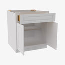 GW-B36B Double Door 36 Inch Base Cabinet | Gramercy White - image 3
