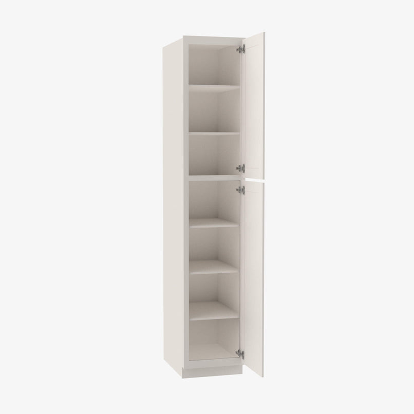 TQ-WP1896 Double Door 18 Inch Tall Wall Pantry Cabinet | Townplace Crema - image 3