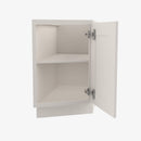 TQ-BTC12L Single Door Cabinets 12 Inch Base Base Transitional Cabinet Left | Townplace Crema - image 3