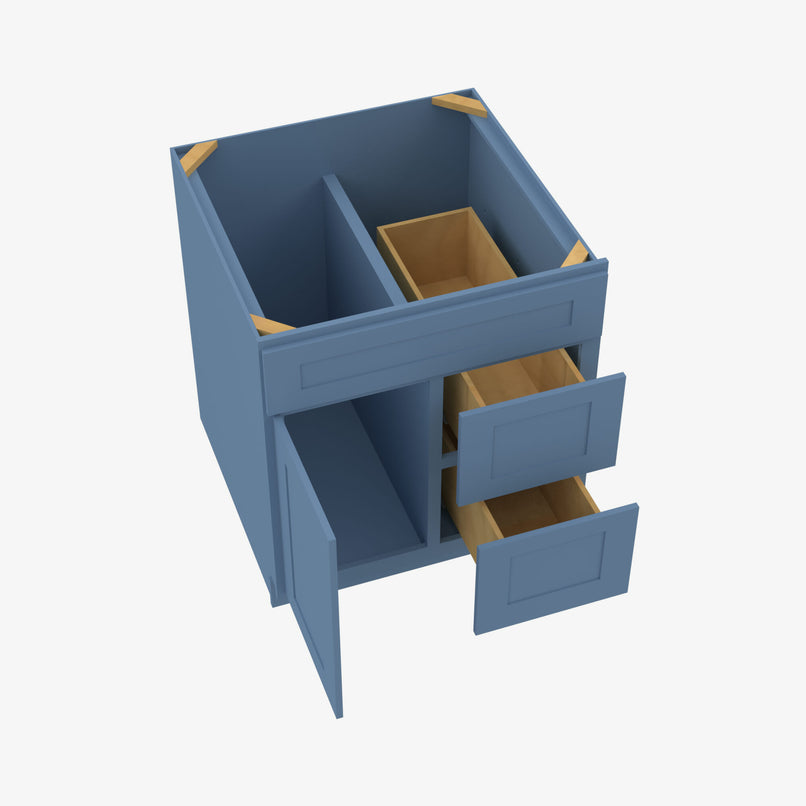 Sink Base Combo Vanity with Right Drawer | AX-S3621BDR-34-1/2&#8243; - image 3