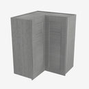 TG-WSQ2436 24 Inch Easy Reach Wall Corner Cabinet | Midtown Grey - image 3