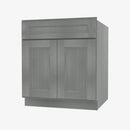TG-SB27B Double Door 27 Inch Sink Base Cabinet | Midtown Grey - image 3
