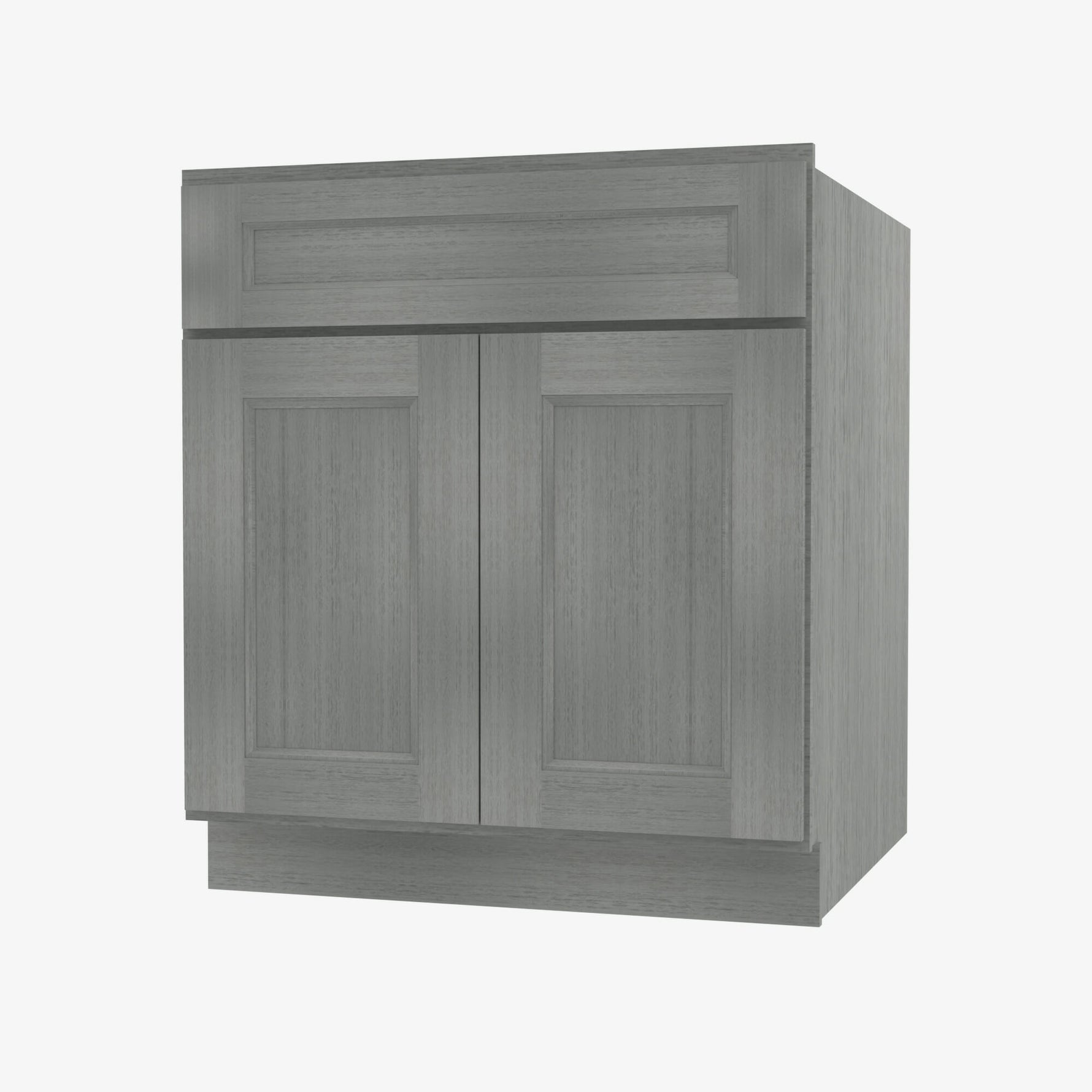 TG-S3021B-34-1/2 Double Door 30 Inch Sink Base Vanity with Drawers | Midtown Grey - image 3