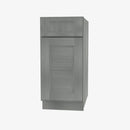 TG-B15 Single Door Cabinets 15 Inch Base Cabinet | Midtown Grey - image 3