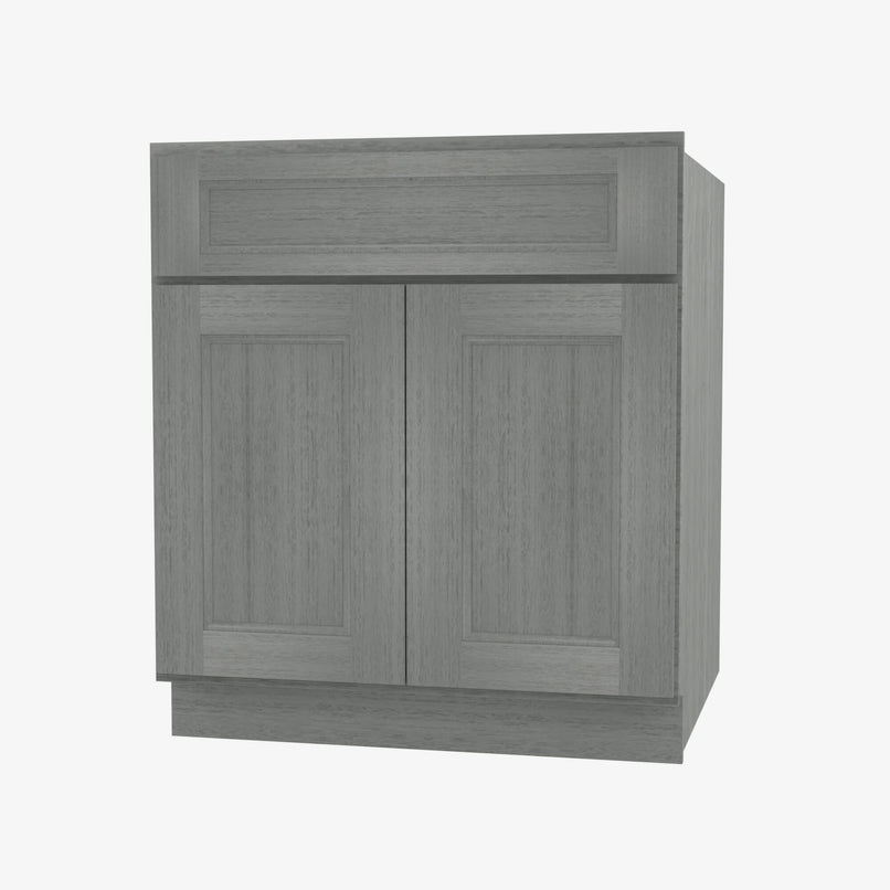 TG-B24B Double Door 24 Inch Base Cabinet | Midtown Grey - image 3