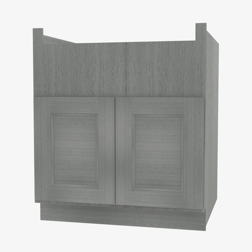 TG-FSB33B 33 Inch Farmhouse Sink Base Cabinet | Midtown Grey - image 3