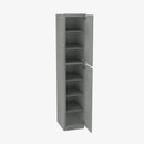TG-WP1896 Double Door 18 Inch Tall Wall Pantry Cabinet | Midtown Grey - image 3