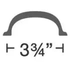 3¾ Inch Center to Center