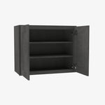TS-W2430B Double Door 24 Inch Wall Cabinet | Townsquare Grey - image 3