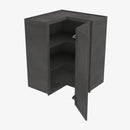 TS-WSQ2442 24 Inch Easy Reach Wall Corner Cabinet | Townsquare Grey - image 3