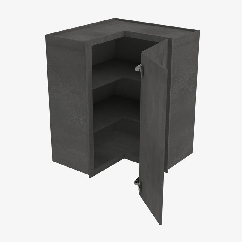 TS-WSQ2430 24 Inch Easy Reach Wall Corner Cabinet | Townsquare Grey - image 3