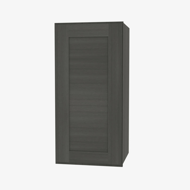 AG-W1542 Single Door Cabinets 15 Inch Wall Cabinet | Greystone Shaker - image 3