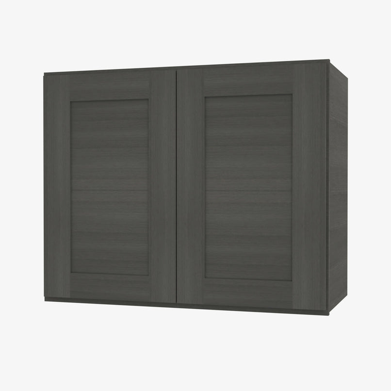 AG-W2442B Double Door 24 Inch Wall Cabinet | Greystone Shaker - image 3