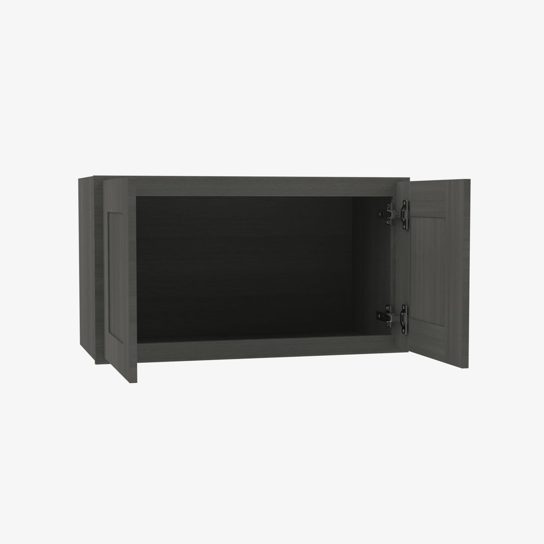AG-W2712B Double Door 27 Inch Wall Cabinet | Greystone Shaker - image 3