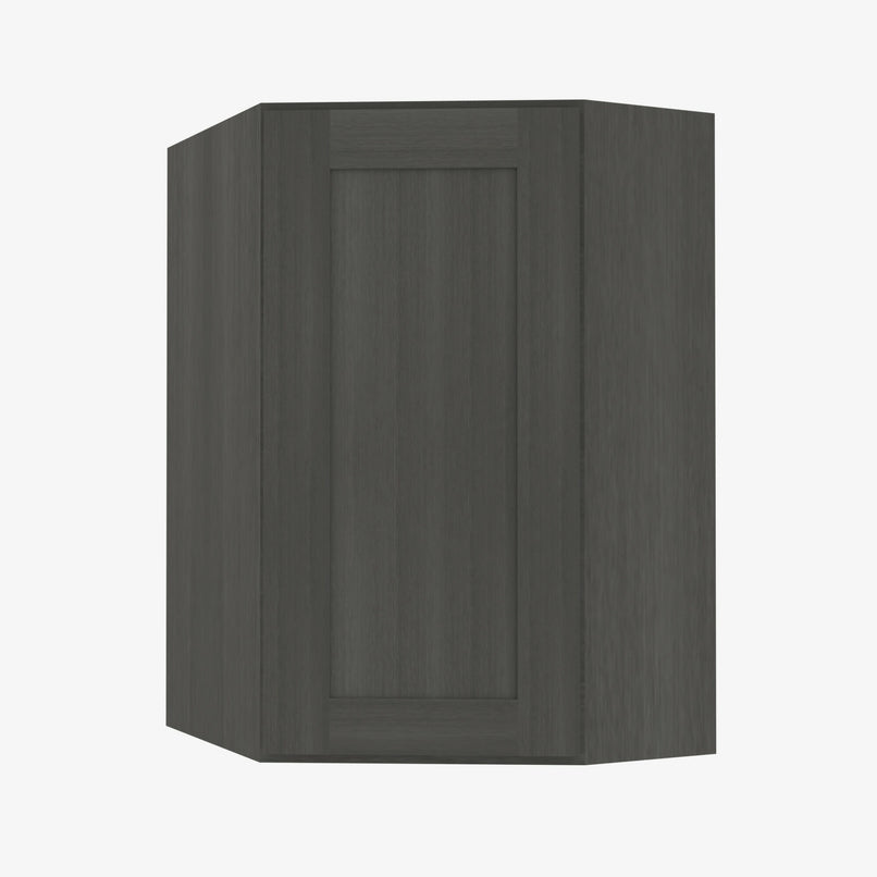 AG-WDC2436 Single Door Cabinets 24 Inch Wall Diagonal Corner Cabinet | Greystone Shaker - image 3